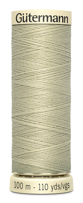 Gutermann Sew-All Thread 110yd-Cornsilk - 100P-522 - 077780001220