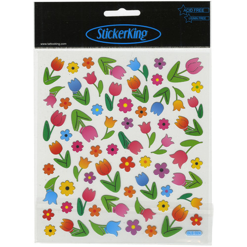 6 Pack - Sticker King Stickers-Tulips - SK129MC-4303 - 679924430318