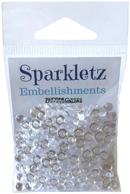 Buttons Galore Sparkletz Embellishment Pack 10g-Ice SPK-114 - 840934055642