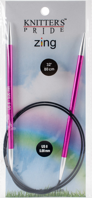 3 Pack Knitter's Pride-Zing Fixed Circular Needles 32"-Size 8/5mm KP140131 - 8907628001889