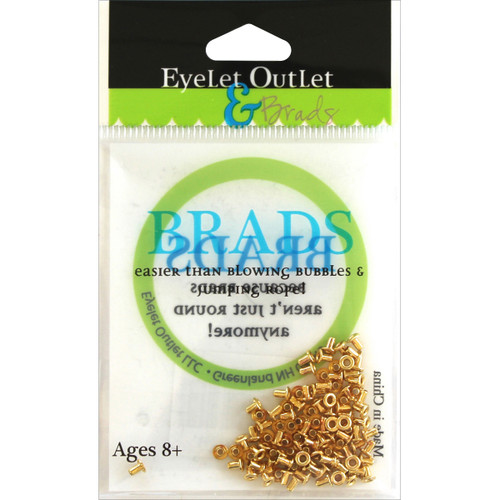 3 Pack Eyelet Outlet Eyelest 1/16" 100/Pkg-Gold 790-D - 810787023204