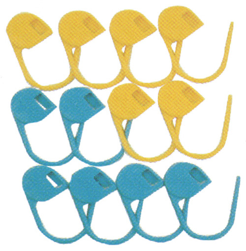 3 Pack Clover Jumbo Locking Stitch Markers-12/Pkg 3109