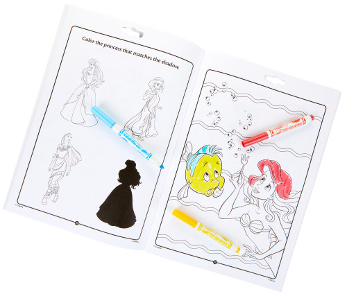 3 Pack Crayola Coloring & Activity Pad W/Markers-Disney Princess 04-5807