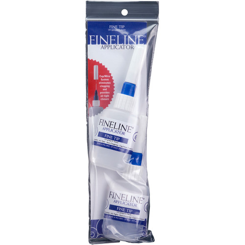 2 Pack - Fineline 20 Gauge Applicators & Bottles - Empty 2/Pkg-1.25oz - FL2022 - 816356003028