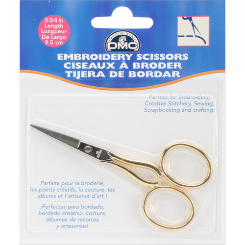 3 Pack - DMC Embroidery Scissors 3.75"- - 6123/3 - 077540059973 3 Pack - DMC Embroidery Scissors 3.75"- - 6123/3 - 077540059973