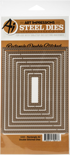 Art Impressions Die-Rectangle A2 Double Stiched - 5063 - 750810795138
