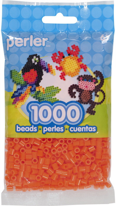 Perler Beads 1,000/Pkg-Tangerine - PBB80-19-15246 - 048533152469
