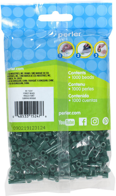 Perler Beads 1,000/Pkg-Forest - PBB80-19-15247