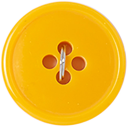 6 Pack Slimline Buttons Series 1-Yellow 4-Hole 3/4" 3/Pkg SL1-52