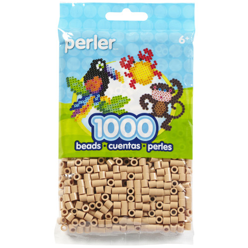 3 Pack Perler Beads 1,000/Pkg-Tan PBB80-19-19035 - 048533190355