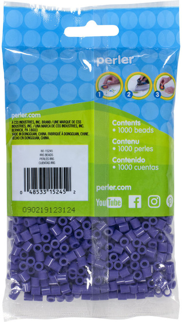 Perler Beads 1,000/Pkg-Iris PBB80-19-15245
