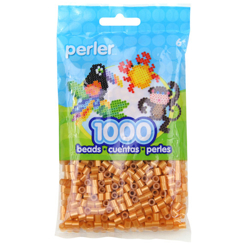 3 Pack Perler Beads 1,000/Pkg-Gold PBB80-19-19085 - 048533190850
