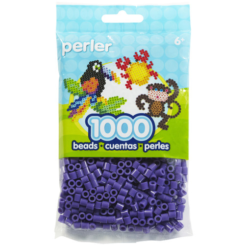 3 Pack Perler Beads 1,000/Pkg-Purple PBB80-19-19007 - 048533190072