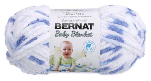 3 Pack - Bernat Baby Blanket Yarn-Little Denim Print - 161103-3116 - 057355379305