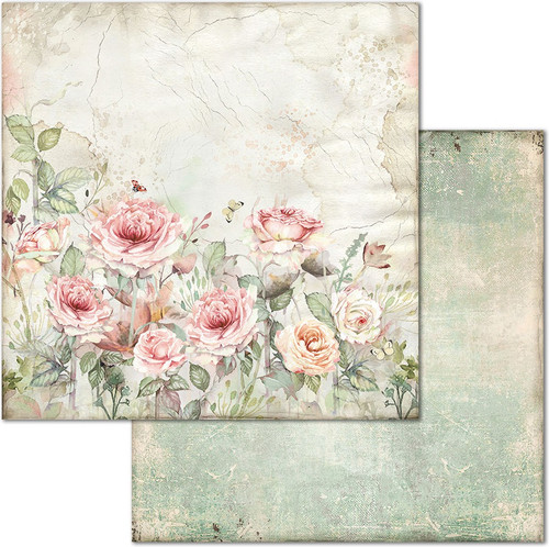 Stamperia Double-Sided Paper Pad 12"X12" 10/Pkg-House Of Roses, 10 Designs/1 Each SBBL66