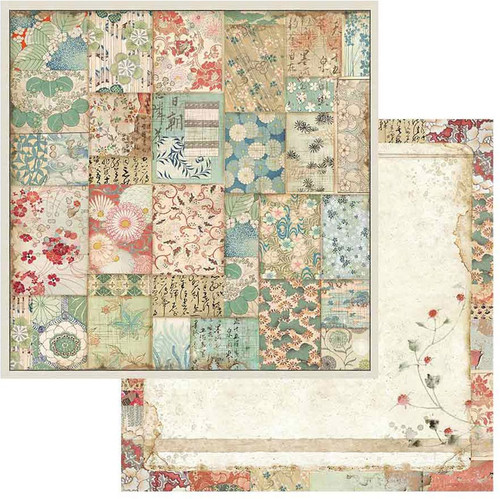 Stamperia Double-Sided Paper Pad 8"X8" 10/Pkg-Oriental Garden, 10 Designs/1 Each - SBBS09 Stamperia Double-Sided Paper Pad 8"X8" 10/Pkg-Oriental Garden, 10 Designs/1 Each - SBBS09