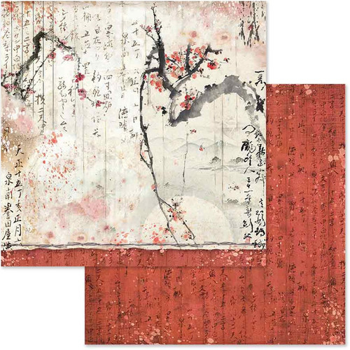 Stamperia Double-Sided Paper Pad 8"X8" 10/Pkg-Oriental Garden, 10 Designs/1 Each - SBBS09 Stamperia Double-Sided Paper Pad 8"X8" 10/Pkg-Oriental Garden, 10 Designs/1 Each - SBBS09