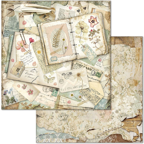 Stamperia Double-Sided Paper Pad 8"X8" 10/Pkg-Imagine, 10 Designs/1 Each - SBBS07 Stamperia Double-Sided Paper Pad 8"X8" 10/Pkg-Imagine, 10 Designs/1 Each - SBBS07