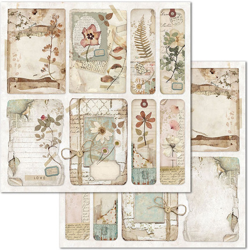 Stamperia Double-Sided Paper Pad 8"X8" 10/Pkg-Imagine, 10 Designs/1 Each - SBBS07 Stamperia Double-Sided Paper Pad 8"X8" 10/Pkg-Imagine, 10 Designs/1 Each - SBBS07