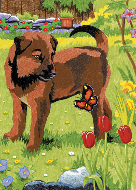 12 Pack - Royal & Langnickel(R) Mini Color Pencil By Number Kit 5"X7"-Puppy & Butterfly - CPNMIN-106 12 Pack - Royal & Langnickel(R) Mini Color Pencil By Number Kit 5"X7"-Puppy & Butterfly - CPNMIN-106
