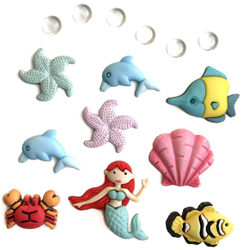 Buttons Galore Button Theme Pack-Under The Sea - BGTP-4336