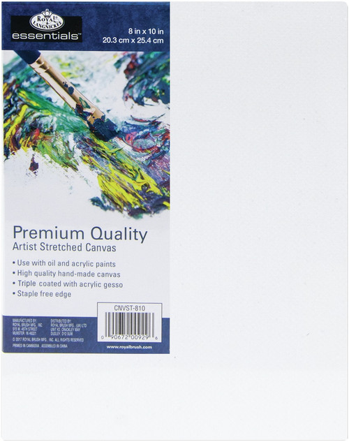 6 Pack essentials(TM) Premium Stretched Canvas-8"X10" -CNV810 - 090672009296