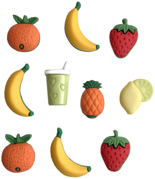 Buttons Galore Button Theme Pack-Fruit Smoothie - BGTP-4343