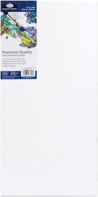 6 Pack - Royal Langnickel essentials(TM) Premium Stretched Canvas-10"x20" - CNV1020 - 090672077585 6 Pack - Royal Langnickel essentials(TM) Premium Stretched Canvas-10"x20" - CNV1020 - 090672077585