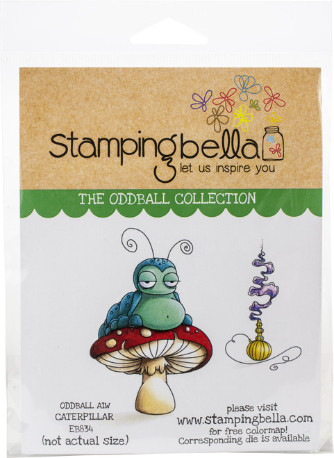 Stamping Bella Cling Stamps-Oddball Caterpillar EB834 - 666307908342