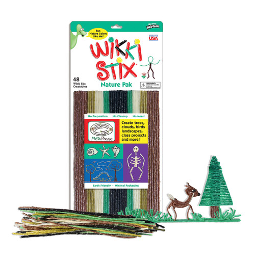 3 Pack - Wikki Stix 8" 48/Pkg-Natural - WIK802