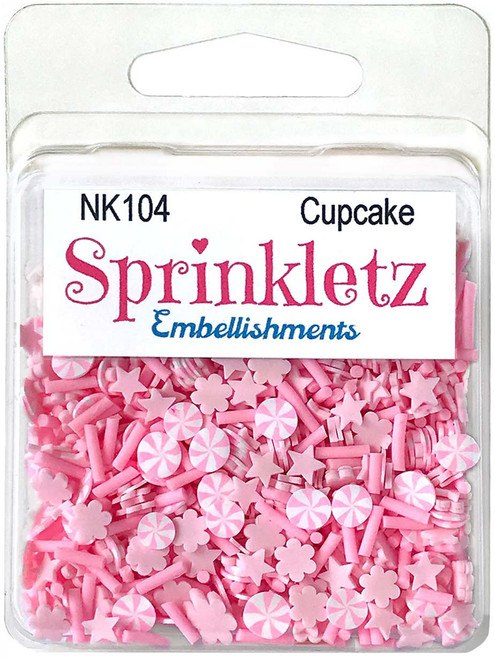 Buttons Galore Sprinkletz Embellishments 12g-Cupcake - BNK-104 - 840934075442