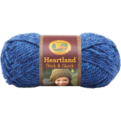 3 Pack Lion Brand Heartland Thick & Quick Yarn-Olympic 137-109 - 023032011516
