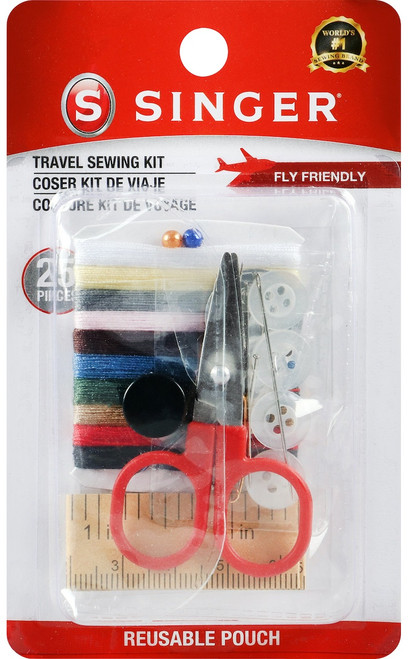 6 Pack - SINGER Travel Sewing Kit 25pcs- - 00267 - 075691002671