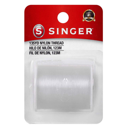 12 Pack Singer Nylon Thread 135yd-Clear 00260 - 075691002602