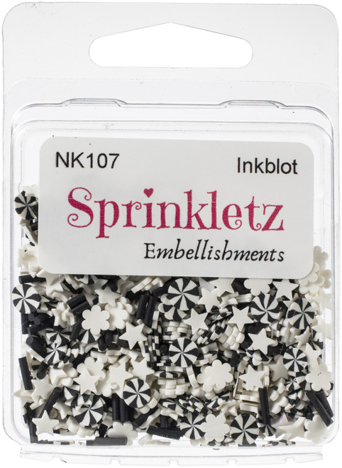 Buttons Galore Sprinkletz Embellishments 12g-Inkblot BNK-107 - 840934075473