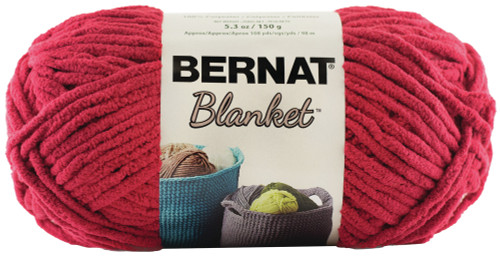 3 Pack Bernat Blanket Yarn-Cranberry 161200-705 - 057355394711