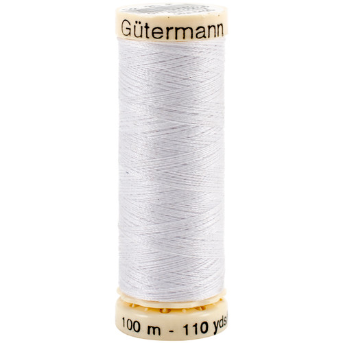 6 Pack - Gutermann Sew-All Thread 110yd-Nu White - 100P-20 - 077780000025