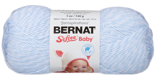3 Pack - Bernat Softee Baby Yarn - Solids-Baby Denim Marl - 166030-30300 - 057355252271
