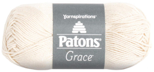 6 Pack - Patons Grace Yarn-Natural - 246062-62008 - 057355311428