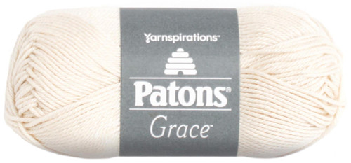 6 Pack Patons Grace Yarn-Natural 246062-62008 - 057355311428