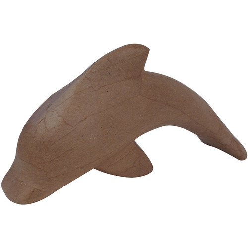 5 Pack Decopatch Paper-Mache Figurine 4.5"-Dolphin AP-604 - 37600187260463760018726046