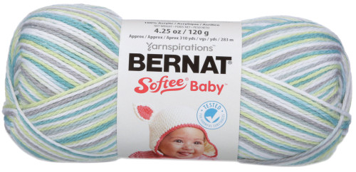 3 Pack Bernat Softee Baby Yarn Ombres-Prince Pebbles 166031-31201 - 057355352667