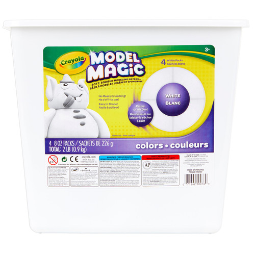 2 Pack Crayola Model Magic 2lb-White 57-4400 - 071662000769