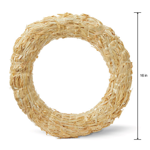 3 Pack - FloraCraft Straw Wreath Form-16" - SW16C