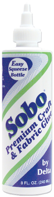 3 Pack Delta Sobo Premium Craft & Fabric Glue-8oz 108 - 047292001087