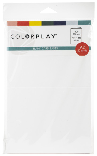 PhotoPlay A2 Card Bases 20/Pkg-4.25"X5.5" Folded - PPP9352 - 792436593521