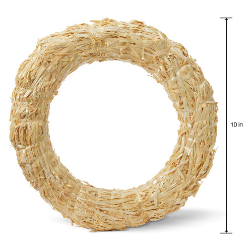 3 Pack FloraCraft Straw Wreath Form 10"SW10C