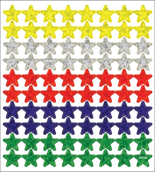 6 Pack - Sticker King Stickers-Stars - SK129MC-4161 - 679924416114 6 Pack - Sticker King Stickers-Stars - SK129MC-4161 - 679924416114
