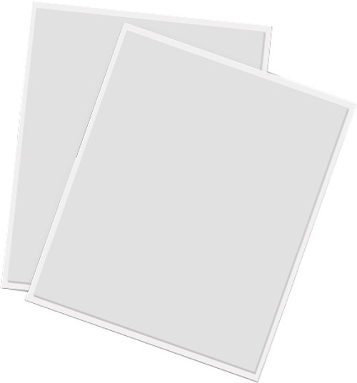 Scrapbook Adhesives 3D Foam Creative Sheets 2/Pkg-Thin White - 01228