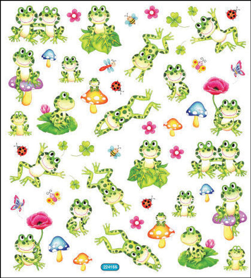 6 Pack Sticker King Stickers-Spotted Frogs SK129MC-4182 - 679924418217